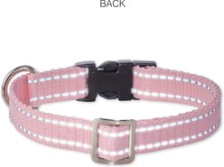 Pet Passion Max Hardy Reflective Dog Collar, Pink, X-Small: 9 to 12-in neck, 1-in wide slide 2 of 4