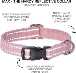 Pet Passion Max Hardy Reflective Dog Collar, Pink, Medium: 13 to 16-in neck, 1-in wide slide 2 of 4