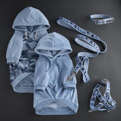 Show full view: Pet Passion Remy Recycled Ribbon Dog Collar, Navy Camo, XX-Large: 22 to 26-in neck, 1 1/4-in wide slide 6 of 7