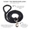 Show in main carousel: Pet Passion Tucker Twisted Rope Dog Leash, Black, 7-ft long, 1-in wide slide 3 of 6