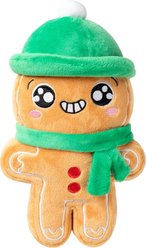 FuzzYard Christmas Holly Jolly Chillybread Dog Toy, Large, Green