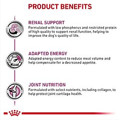 Royal Canin Veterinary Diet Multifunction Canine Renal Support + Advanced Mobility Support Thin Slices in Gravy Wet Dog Food, 13-oz can, case of 24 slide 2 of 9