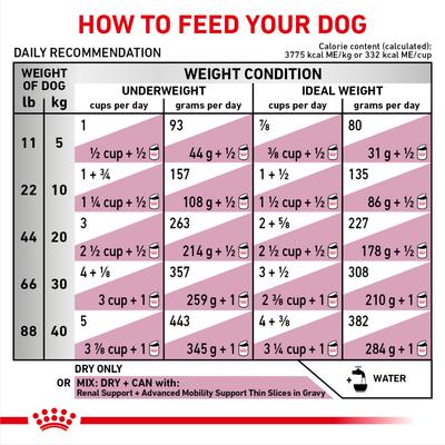 Show full view: Royal Canin Veterinary Diet Multifunction Renal Support + Advanced Mobility Support Dry Dog Food, 17.6-lb bag slide 9 of 10