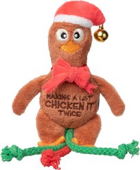FuzzYard Chicken It Twice Chook Cat Toy, Brown slide 2 of 2