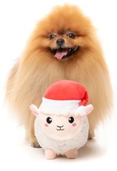 FuzzYard Christmas Fleece Navidad Dog Toy, White slide 2 of 4