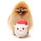 Show in main carousel: FuzzYard Christmas Fleece Navidad Dog Toy, White slide 3 of 4