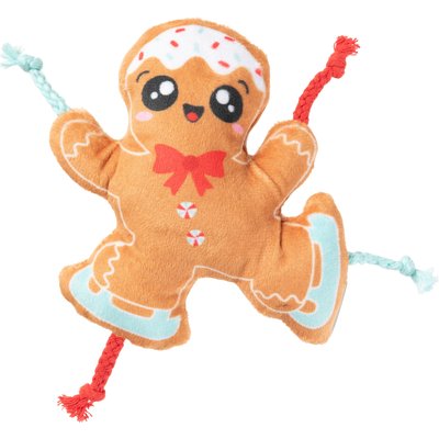FuzzYard FuzzYard Christmas Biscuit Blader Cat Toy, Brown