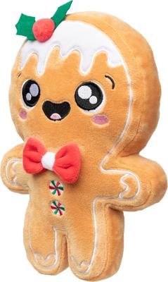 Show full view: FuzzYard Christmas Mistle-Dough Dog Toy, Large, Brown slide 2 of 5