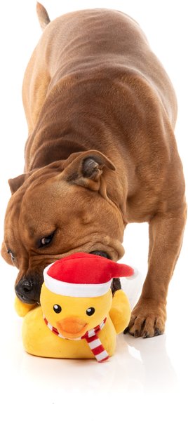 Show full view: FuzzYard Festive Waddles Dog Toy, Yellow slide 3 of 5