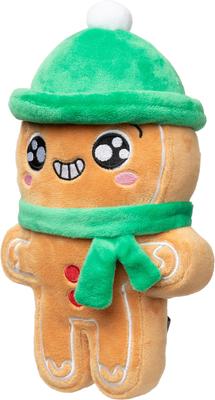 Show full view: FuzzYard Christmas Holly Jolly Chillybread Dog Toy, Large, Green slide 2 of 6