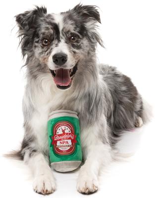 Show full view: FuzzYard Christmas Brewdolph's NPA Dog Toy, Green slide 5 of 6