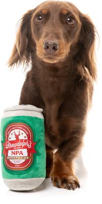 Show full view: FuzzYard Christmas Brewdolph's NPA Dog Toy, Green slide 4 of 6
