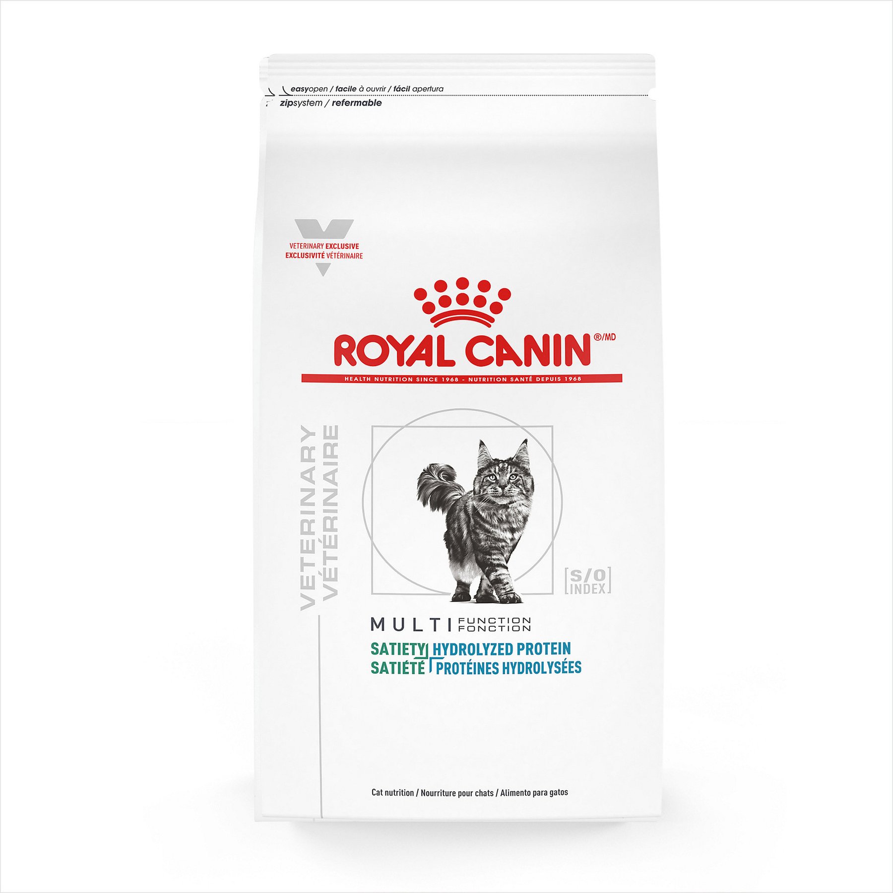 Royal Canin Veterinary Diet Multifunction Feline Satiety + Hydrolyzed Protein Dry Cat Food, 15.4-lb bag