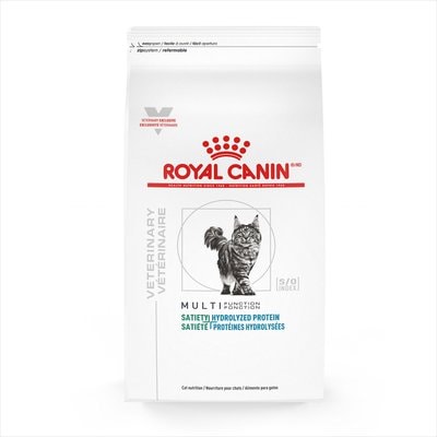 Royal Canin Veterinary Diet Royal Canin Veterinary Diet Multifunction Feline Satiety + Hydrolyzed Protein Dry Cat Food, 7-lb bag