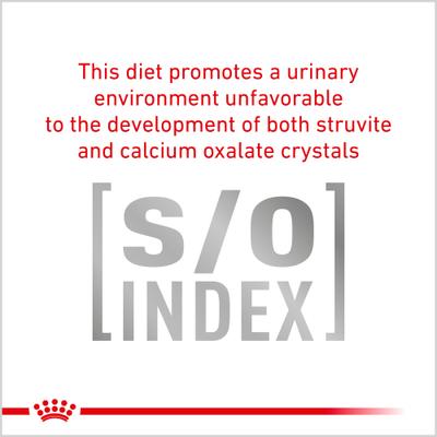 Show full view: Royal Canin Veterinary Diet Multifunction Urinary SO + Satiety Loaf in Sauce Wet Dog Food, 13.5-oz can, case of 24 slide 6 of 8