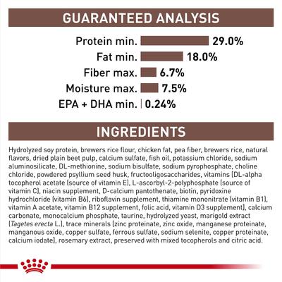 Show full view: Royal Canin Veterinary Diet Multifunction Diet Gastrointestinal + Hydrolyzed Protein Dry Cat Food, 6.6-lb bag slide 8 of 10
