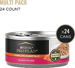 Purina Pro Plan Adult Salmon Entree in Sauce Canned Cat Food, 5.5-oz, case of 24 slide 2 of 9