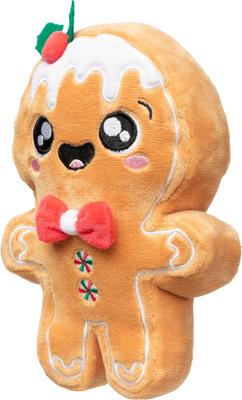 Show full view: FuzzYard Christmas Mistle-Dough Dog Toy, Small, Brown slide 2 of 5