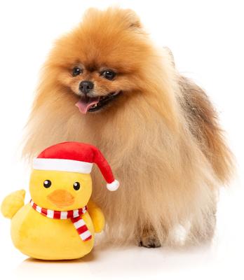 Show full view: FuzzYard Christmas Festive Waddles Dog Toy, Yellow slide 5 of 5