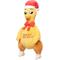 Show in main carousel: FuzzYard Christmas Never Skip Leg Day Chook Dog Toy, Yellow slide 2 of 4