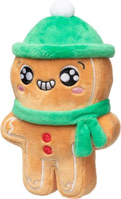 Show full view: FuzzYard Christmas Holly Jolly Chillybread Dog Toy, Small, Green slide 2 of 5