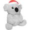 Show in main carousel: FuzzYard Christmas Coco Koala Dog Toy, Small, Grey slide 2 of 5