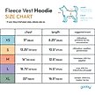Show in main carousel: Gooby Fleece Vest Dog Hoodie, Black, X-Large slide 4 of 5
