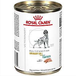 Royal Canin Veterinary Diet Multifunction Urinary SO + Satiety Loaf in Sauce Wet Dog Food, 13.5-oz can, case of 24