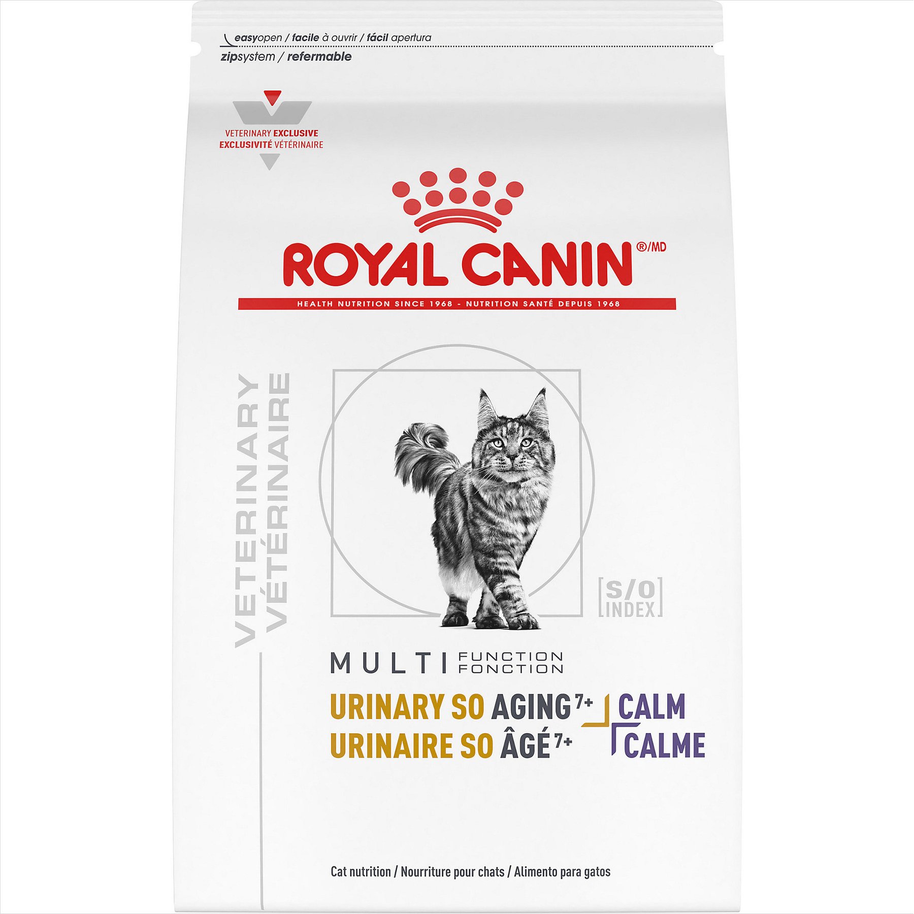 Royal Canin Veterinary Diet Multifunction Urinary SO Aging 7+ & Calm Dry Cat Food, 17.6-lb bag