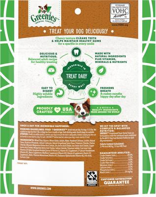 Show full view: Greenies Petite Gingerbread Flavor Dental Dog Treats, 10 count slide 3 of 10