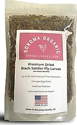 Sonoma Organic Dried Black Soldier Fly Larvae Chicken Feed, 1-lb bag slide 1 of 2