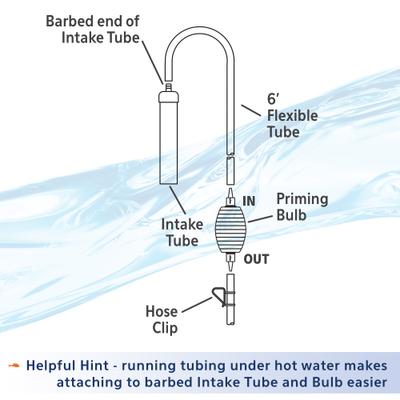 Show full view: Aqueon Siphon Vacuum with Priming Bulb Aquarium Gravel Cleaner, 10-in slide 4 of 12