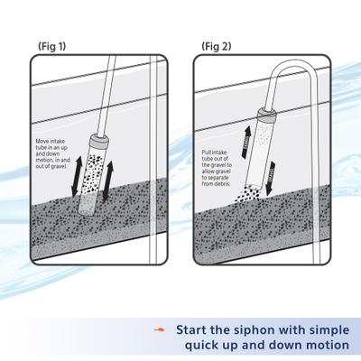 Show full view: Aqueon Siphon Vacuum Aquarium Gravel Cleaner, Medium, 9-in slide 6 of 12