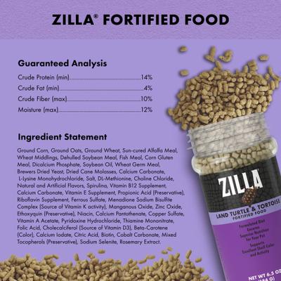 Show full view: Zilla Land Turtle & Tortoise Food, 1 count slide 7 of 10