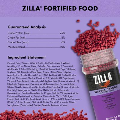 Show full view: Zilla Bearded Dragon Food, 6.5-oz bottle slide 7 of 10