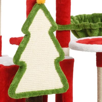 Show full view: Yitahome 75-in Multi-Level Christmas Cat Tree & Condo slide 6 of 8