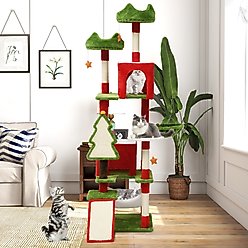Yitahome 75-in Multi-Level Christmas Cat Tree & Condo