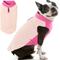Show in main carousel: Gooby Half Stretch Fleece Dog Vest, Peach, Small slide 1 of 7