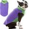 Show in main carousel: Gooby Half Stretch Fleece Dog Vest, Purple, Large slide 1 of 6