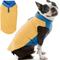 Show in main carousel: Gooby Half Stretch Fleece Dog Vest, Honey Mustard, Large slide 1 of 6