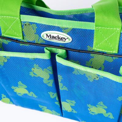 Show full view: Mackey Equine Accessories Flying Frogs Horse Grooming Wash Rack Tote, Blue/Green slide 4 of 8