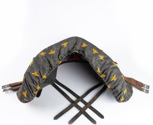 Show full view: Mackey Equine Accessories Bee Mine GP/CC Saddle Cover, Black/Yellow slide 6 of 9