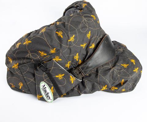 Show full view: Mackey Equine Accessories Bee Mine GP/CC Saddle Cover, Black/Yellow slide 3 of 9
