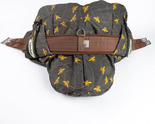 Show full view: Mackey Equine Accessories Bee Mine GP/CC Saddle Cover, Black/Yellow slide 5 of 9