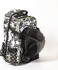 Mackey Equine Accessories Dandy Equestrian Backpack, Black/White slide 2 of 9