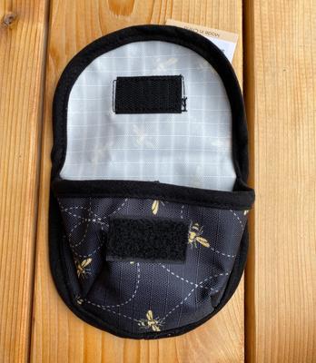 Show full view: Mackey Equine Accessories Bee Mine Horse Treat Bag, Black/Yellow slide 6 of 6