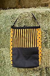 Mackey Equine Accessories Bee Mine Horse Hay Bag, Black/Yellow slide 2 of 2