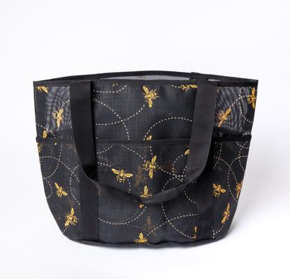 Show full view: Mackey Equine Accessories Bee Mine Horse Personal Tote, Black/Yellow slide 6 of 9