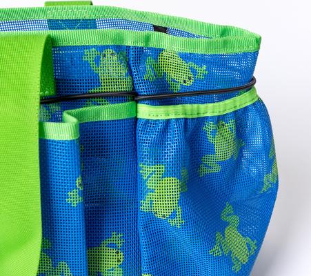 Show full view: Mackey Equine Accessories Flying Frogs Horse Grooming Wash Rack Tote, Blue/Green slide 5 of 8