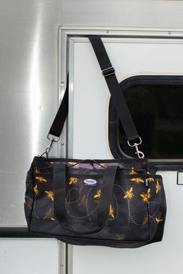 Show full view: Mackey Equine Accessories Bee Mine Horse Grooming Tote Organizer Bag, Black/Yellow slide 3 of 3
